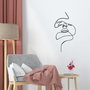 Wallity Glycon Accesorio decorativo de pared de metal Negro